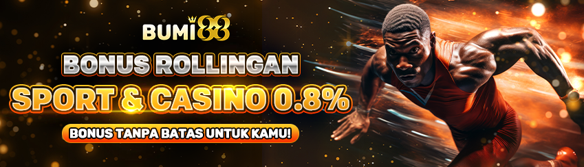 Bonus Rollingan Sport & Casino 0.8%